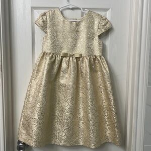 Set of 2 Golden Kids Dresses – Size 6 & 4T (Like New)